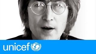 OFFICIAL VERSION Sing IMAGINE with your favourite stars amp John Lennon  UNICEF [upl. by Baxie479]