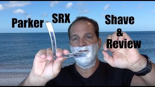 Parker SRX Shavette Razor Shave and Review [upl. by Aidnyl]