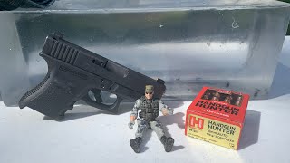 Hornady Handgun Hunter 135gr 10mm Monoflex Ballistics Gel Test [upl. by Ybbor]