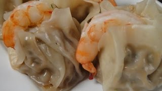 Chicken and Prawn Dumplings [upl. by Ibbed]