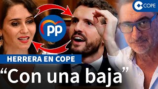 Herrera quotEsta crisis en el seno del PP solo se solventa quedando unoquot [upl. by Arrimat]