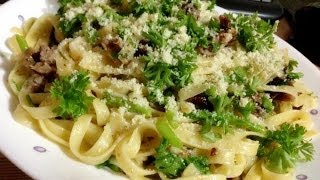 Pasta with left over Duck Meat Recipe [upl. by Eanom77]