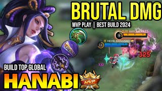 HANABI BEST BUILD 2024  BUILD TOP GLOBAL HANABI GAMEPLAY  MOBILE LEGENDS✓ [upl. by Bomke]