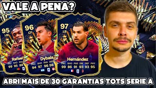 ABRI MAIS DE 30 GARANTIAS TOTS DA SERIE A NO FC 24 ULTIMATE TEAM  PACK OPENING FC 24 TOTS [upl. by Koch27]