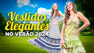 TENDÊNCIA VESTIDOS CONFORTÁVEIS E ELEGANTES PARA O SEU VERÃO 2024 [upl. by Annayoj]