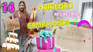 ABRIENDO MIS REGALOS DE CUMPLEAÑOS DANIELA GO 🎂🎁 14 AÑOS 14 REGALOS [upl. by Eppesiug455]