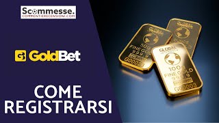 ⚽Registrazione Goldbet scopri come registrarsi a Goldbet passo dopo passo [upl. by Ahtael]