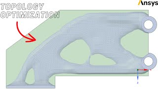 Topology Optimization  Ansys Tutorial [upl. by Annauj]