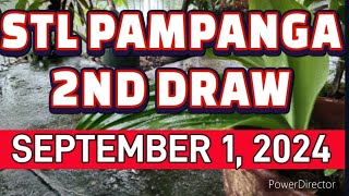 STL PAMPANGA RESULT TODAY 2ND DRAW SEPTEMBER 1 2024 4PM  SUNDAY [upl. by Htedirem]