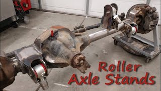 DIY Roller Axle Stands Easy Mobility Solution for Solid Axles [upl. by Elliott]