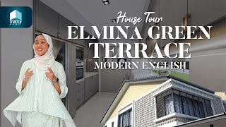 House Tour Elmina Green Terrace  Modern English Concept  1700 sqft [upl. by Addiego469]