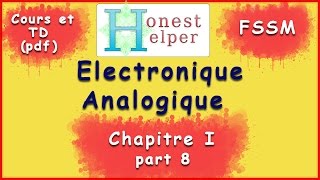 Transistors B F Chap1 Part 8 Electronique Analogique Pr ankrim [upl. by Ayt207]