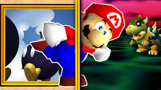 MARIO 64 pero los CUADROS están RANDOMIZADOS [upl. by Akehsyt]