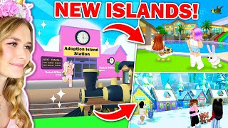 NEW Train Station In Adopt Me Takes You To NEW ISLANDS Roblox [upl. by Hankins817]