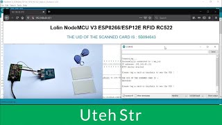 Arduino  NodeMCU ESP8266ESP12E with RFID RC522  UID  ID Scanner [upl. by Ennovahs]