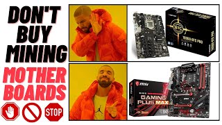 Dont buy these Motherboards for Mining Crypto Cheap Motherboard guide for 8 GPU Mining [upl. by Kilah]