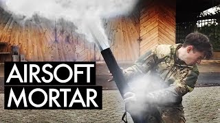 Airsoft Mortar Shoots 140 Meters  460 Feet [upl. by Anairda]