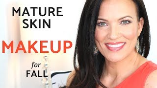 Makeup for MATURE SKIN  My FAVORITES for AGING SKIN amp HOODED EYES over 40 makeup look [upl. by Ennaid248]