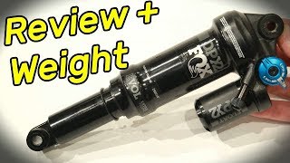 The Fox DPX2 Rear Shock Air  Evolv  Actual Weight [upl. by Uphemia772]