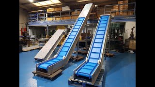 Incline Elevators with Flights and Sides also Top Covers and Under guards at C Trak Ltd [upl. by Itra]