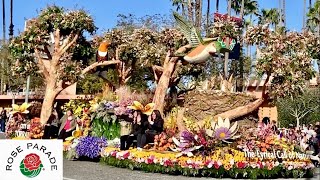 Rose Parade 2024  PRINCESS TROPHY Torrance Rose Float Association “The Lyrical Call of Nature” [upl. by Anaihsat27]