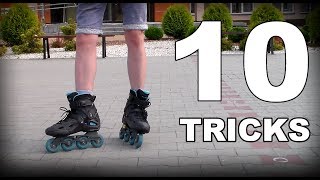 10 TRICKS THAT WILL MAKE YOU A BETTER SKATER  How to rollerblade  inline skating tricks [upl. by Sean]