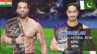 Jinder Mahal Vs Mustafa Ali  2020 [upl. by Ardnola639]