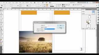 Creating and Applying Master Pages in Adobe InDesign [upl. by Ybab]