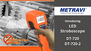 Metravi DT720 and DT7202 LED Stroboscopes  Basic Features amp Usage [upl. by Ortensia734]