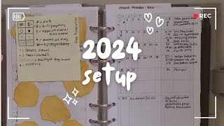 2024 moterm set up amp one year one planner challenge [upl. by Esenwahs465]