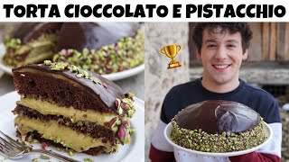 TORTA AL CIOCCOLATO E PISTACCHIO la ricetta più buona in assoluto  sofficissima  Davide Zambelli [upl. by Sayed]