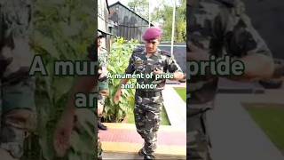 M s dhoni reaches to meet his soldiers A moment of pride and honor shorts🪖✅youtube [upl. by Ardnahs]