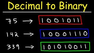 How To Convert Decimal to Binary [upl. by Airel]