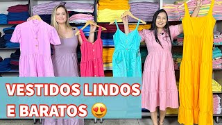 VESTIDOS LINDOS E BARATOS NA FÁBRICA GOIANIA [upl. by Atinram]