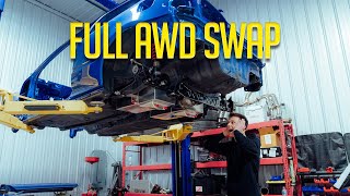 AWD Swapping My Honda Civic EG Hatch FCS conversion kit [upl. by Tearle608]