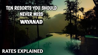 Best Ten Resorts in Wayanad  Wayanad Resorts Booking  Wayanad Resorts with Rates [upl. by Casie]