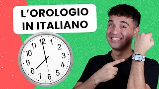 How to TELL TIME in Italian  Leggere lorologio in Italiano ita audio [upl. by Iad]