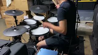 Fernie Covering “Welcome Home” by Coheed and Cambria on Electronic Drums [upl. by Eceerahs908]