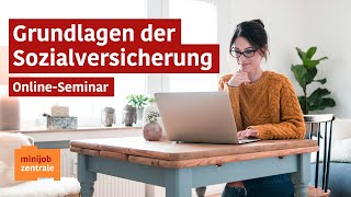 OnlineSeminar  Grundlagen der Sozialversicherung [upl. by Hilly]