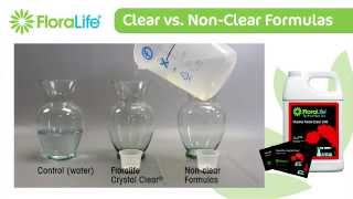 Floralife Crystal Clear® vs NonClear Formulas [upl. by Rajiv847]