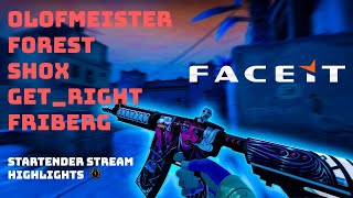 startender highlights VS olofmeister f0rest shox GeTRighT friberg 🏆 [upl. by Enajyram]