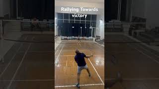 Setting the stage for cross Dominance badminton badmintonindia youtubeshorts shortvideo smash🫡 [upl. by Niaz]