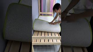 part 1 Student bunk beds latex memory foam thickened mattresses dormitory mattresses [upl. by Eddina]