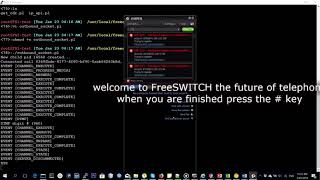 FreeSWITCH with Fred  Outbound ESL connection [upl. by Lizbeth]