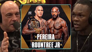 Isreal Adesanya Gives His Prediction For UFC 307  Joe Rogan [upl. by Esiole]