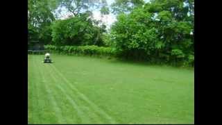 Mowing The Lawn With the John Deere LA150 [upl. by Enyak]