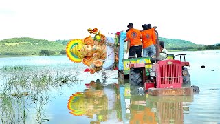 Big Ganesh nimajjanam 2023  Anant Chaturdashi Ganpati visarjan 2023  Ganesh immersion 2023 [upl. by Rolyks]