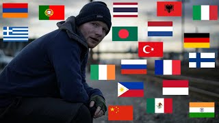 SHAPE OF YOU in 20 Different Languages Ed Sheeran [upl. by Juanita734]