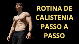 Calistenia Para Iniciantes  Rotina De Corpo Inteiro passo a passo [upl. by Ivetts]