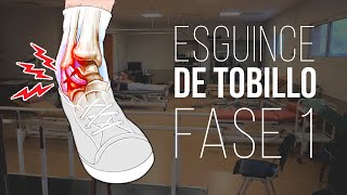 Esguince de tobillo 🦶🏻 ejercicios y recomendaciones para los primeros dias FASE 1 [upl. by Delfeena]